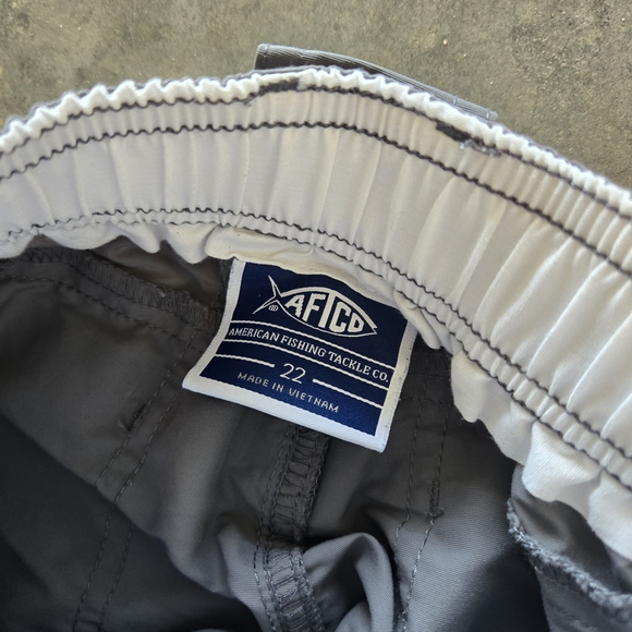 AFTCO Boy's Cargo Shorts in Gray - Picture 3 of 3